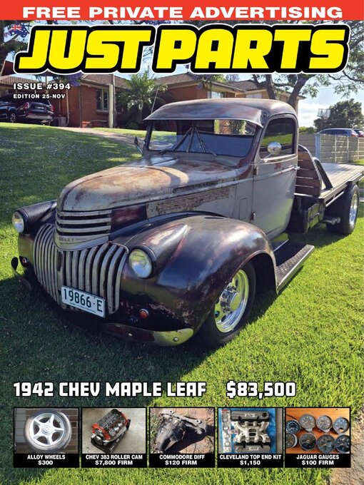 Title details for Just Parts by JUST AUTO Classifieds Pty Ltd - Available